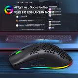 MambaSnake X HXSJ T66 Wireless Gaming Mouse – 2.4GHz Rechargeable Mouse with 6 Programmable Buttons & Ergonomic Design