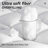 Luxurious All-Season Microfiber Quilt (Twin/Queen/King) – Lightweight, Breathable & Stain-Resistant Bed Comforter