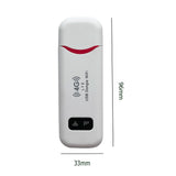 4G LTE Portable WiFi USB Router – 150Mbps Wireless Internet Hotspot with SIM Card Slot for Home, Office & Travel