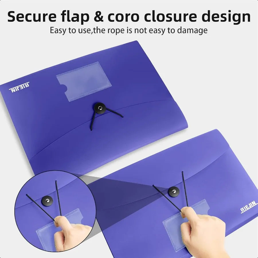 Accordion File Organizer – 7-Pocket Expanding Folder with Labels for A4 & Letter Documents 📁
