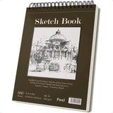 Fuxi 9×12″ Acid-Free Spiral Sketch Book – 100 Sheets 100 gsm Drawing Paper Pad