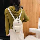 Women’s Mini Backpack — Solid Color Casual Small School & Travel Bookbag (2023)