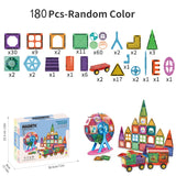 Magnetic Ferris Wheel Tile Building Set – Preschool Montessori STEM Toy, Creative Classroom Starter Kit with Magnetic Blocks