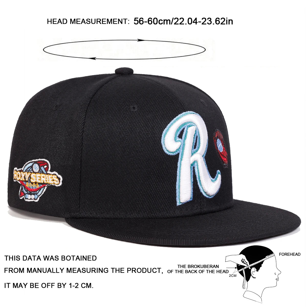 Unisex “R” Embroidered Hip-Hop Hat – Adjustable Outdoor Baseball Cap for Spring, Autumn & Travel
