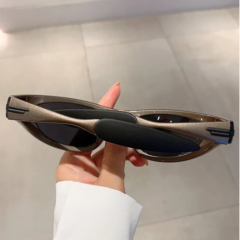 Luxury Y2K Sunglasses – Vintage Punk Designer Shades with UV400 Protection for Men & Women, Sport & Riding Goggles
