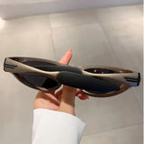 Luxury Y2K Sunglasses – Vintage Punk Designer Shades with UV400 Protection for Men & Women, Sport & Riding Goggles