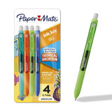 InkJoy Gel Pens – 0.7 mm Medium Point Smooth Writing Pens with Ergonomic Grip (4 Colors)
