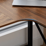 Modern L-Shaped Computer Desk – Compact Corner Writing, Study & Gaming Table for Home Office with Easy Assembly