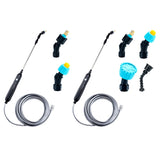 Electric Plant Sprayer – USB Rechargeable Watering Wand with 2–4 Mist Nozzles for Garden & Lawn Care