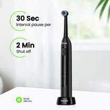 Fairywill Electric Toothbrush T2233 – Rechargeable Sonic Toothbrush with Powerful Rotation Cleaning & 4 Replacement Heads