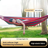 Outdoor Multi-Functional Hammock – Colorful Anti-Flip Garden Leisure Hammock with Tree-Friendly Straps