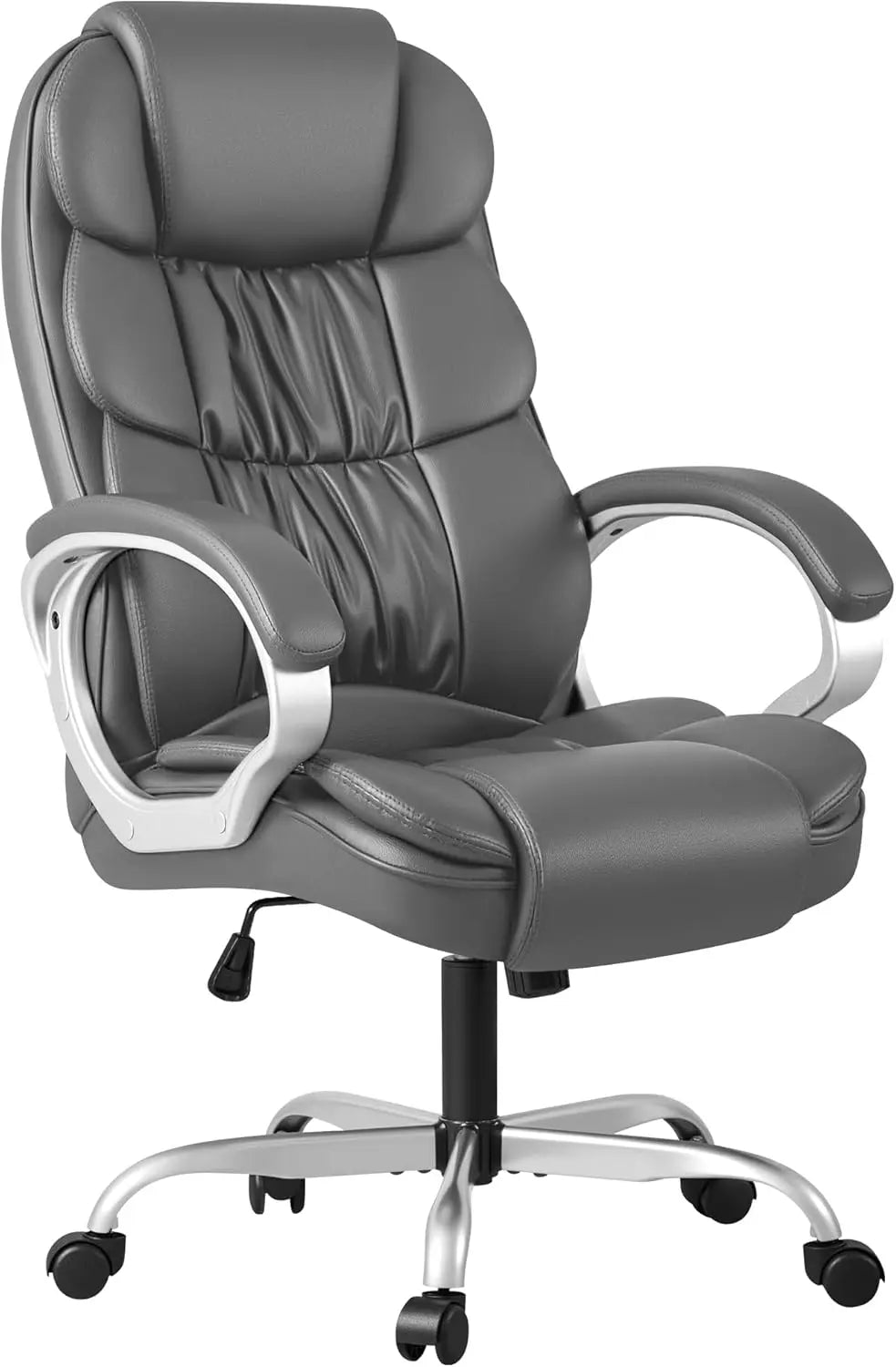 💺 High-Back Office Chair – PU Leather Executive Computer Desk Chair with Adjustable Height & Padded Swivel Seat