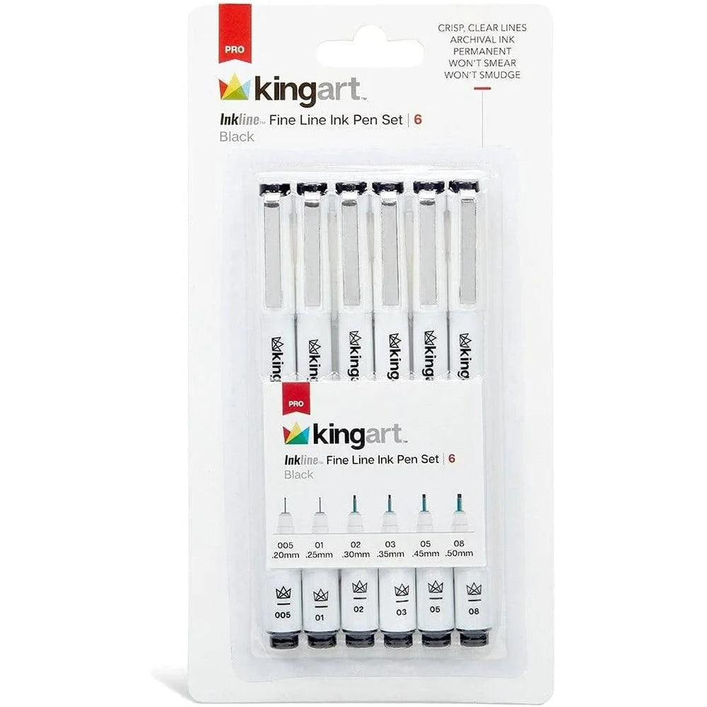 Fine Line Art Pens Set – 8 Colors with Archival Japanese Ink for Writing, Drawing, Journaling & Technical Sketching
