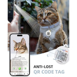 Stretch Elastic Cat Collar with Bell – Quick Release, Modifiable Pet Profile Page & Multiple Emergency Contact Options