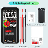 BSIDE Professional Digital Multimeter – Smart 9999 Counts EMF Multitester with DC/AC Voltage, Resistance, Capacitor, Diode & Live Wire Testing