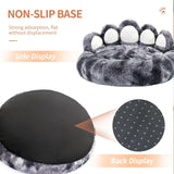 Cozy Paw-Shaped Fluffy Dog Bed – Deep Sleep Cushion for Dogs & Cats (Warm, Anti-Slip, Extra Plush)