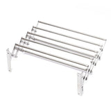 Adjustable Stainless-Steel Wall-Mounted Laundry Drying Rack – Extends 42-80 cm, Foldable Towel Holder for Bathroom & Utility