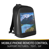 LED Screen Display Backpack – Wireless Business & Travel Laptop Backpack for Men and Women