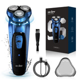 Sejoy Electric Razor – USB‑C Rechargeable Rotary Shaver with 3D Floating Heads & Pop‑Up Trimmer for Travel 🧳🪒