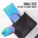 Mambasnake X Ziyou Lang T61 Wireless Gaming Keyboard and Mouse Combo – 61-Key Ergonomic Design with Rainbow LED Backlight