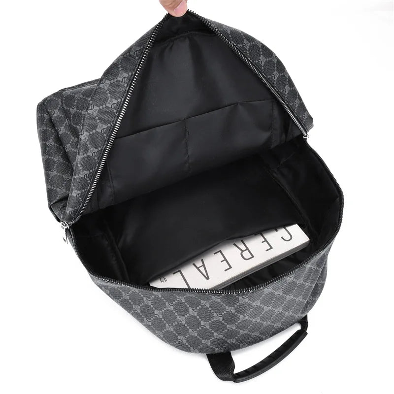 Women’s Large-Capacity Leather Backpack Purse — Vintage School & Travel Rucksack Bookbag