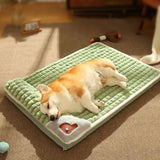 Pet Dog Bed Mat & Detachable Indoor Dog House – Cervical Spine Protection for Small, Medium & Large Dogs