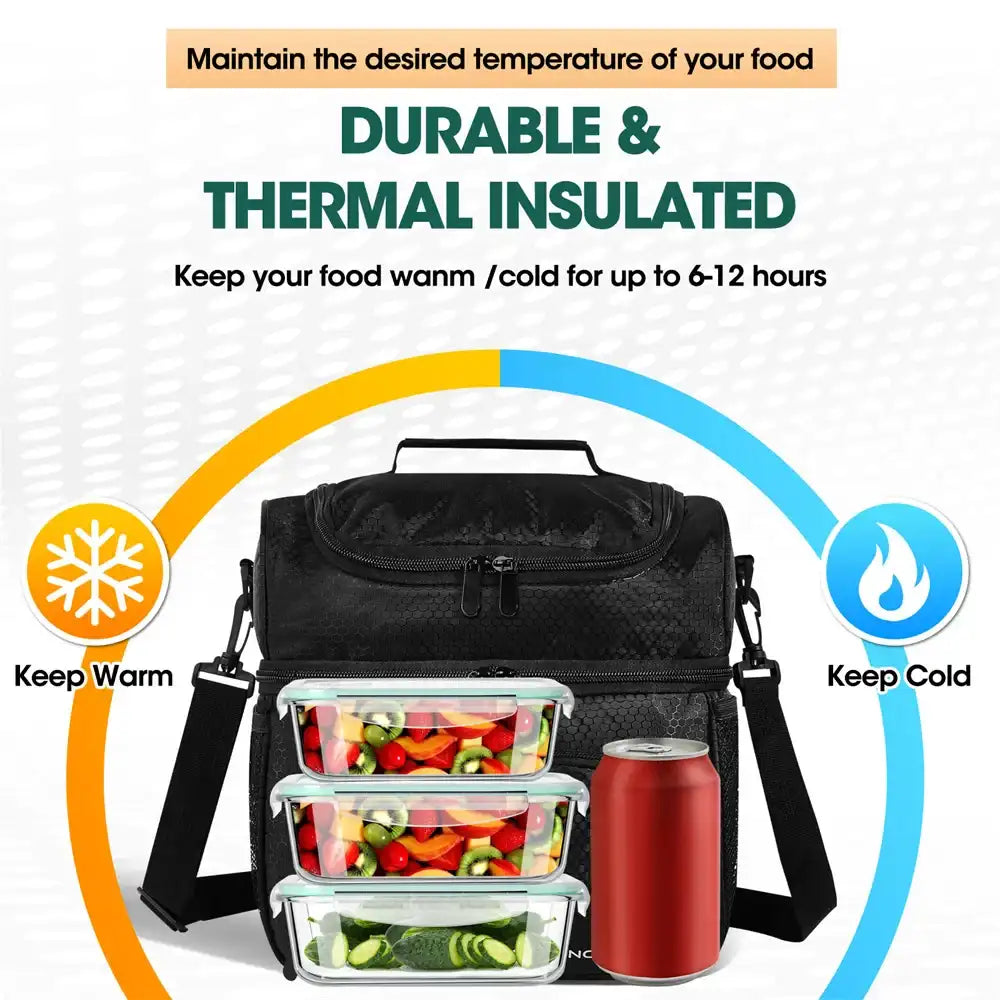 Double-Layer Ice Packs – Large Capacity, Easy-Clean, Heat-Insulated Travel & Picnic Cooler Pack