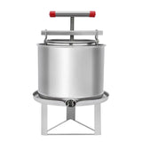 12.6L Manual Honey Press Extractor – Large Capacity Beeswax & Fruit Juice Presser with Handle
