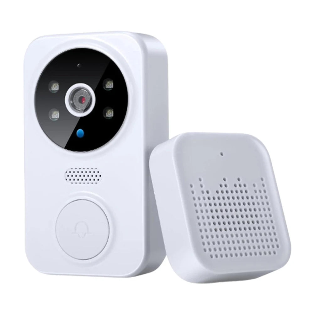 WiFi Wireless Visual Intercom Doorbell – Smart Front Door Camera with App Remote Monitoring for Indoor & Outdoor Surveillance