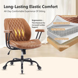 💺 Ergonomic Office Desk Chair – Computer Chair with Lumbar Support, Adjustable Height & Rubber Casters for Home Office