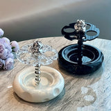 Acrylic Toothbrush & Mouthwash Cup Holder – Freestanding Bathroom Organizer (No Power Needed)