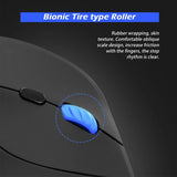Zelotes F-35A Wireless Vertical Mouse – Ergonomic 6-Button Optical Mouse with USB Receiver, 3 Gears & 2400 DPI Adjustable