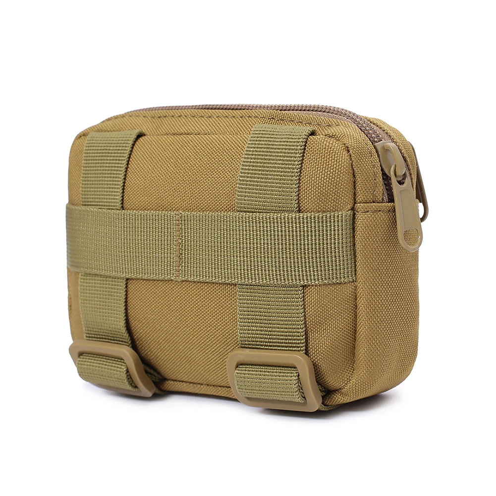 MOLLE Mini Waist Bag – Tactical Multi-Pocket Organizer Pouch for Hunting, Travel & Outdoor Gear 🎯🎒