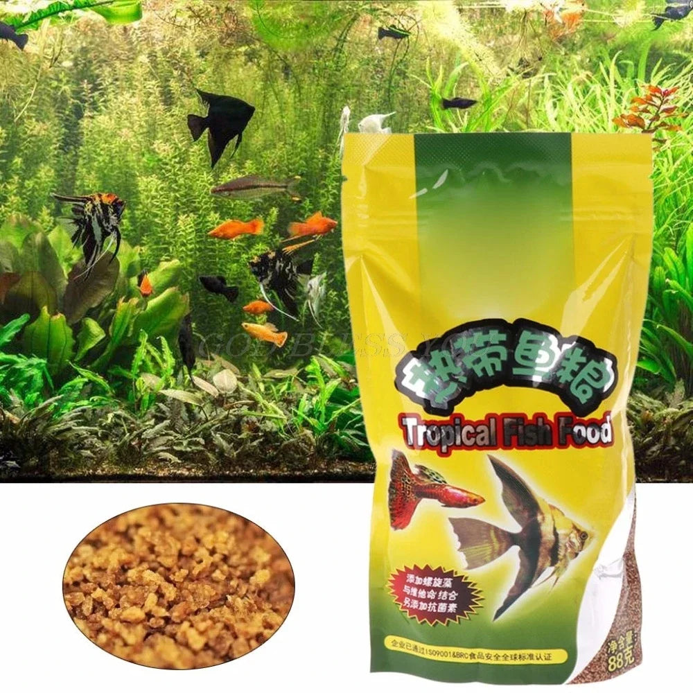 Tropical Aquarium Fish Food – Grain Feed for Small Fish (88 g)