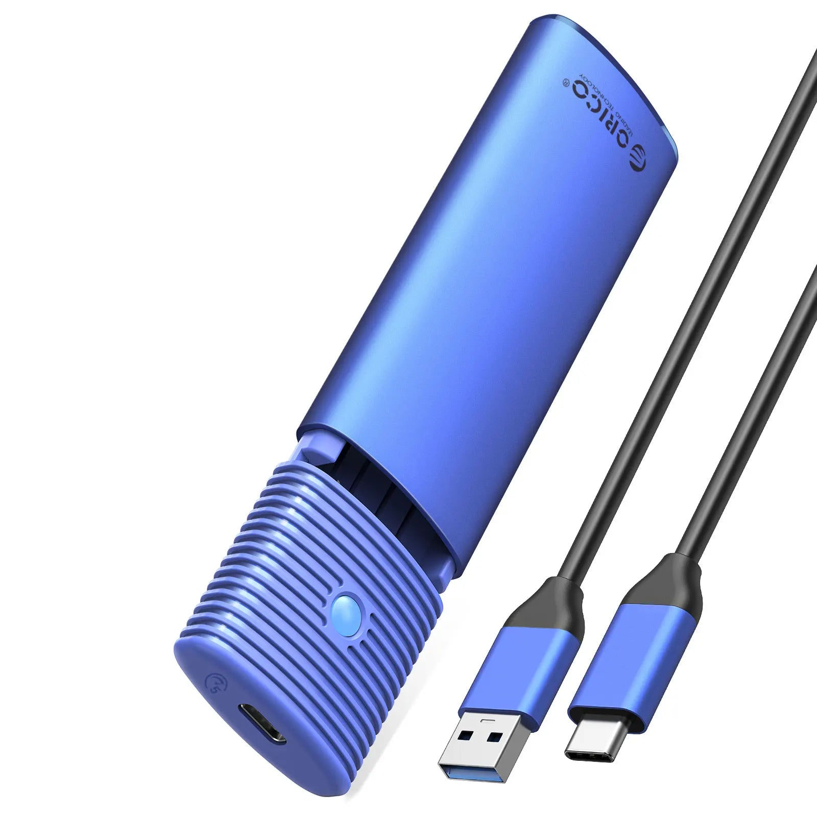 ORICO M.2 SATA NGFF SSD Enclosure USB 3.1 Type-C 5Gbps – External Solid State Drive Adapter Case up to 4TB