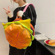 Large Capacity Novelty PU Leather Backpack – Lightweight School Bag, Cute Creative Travel & Commuter Backpack
