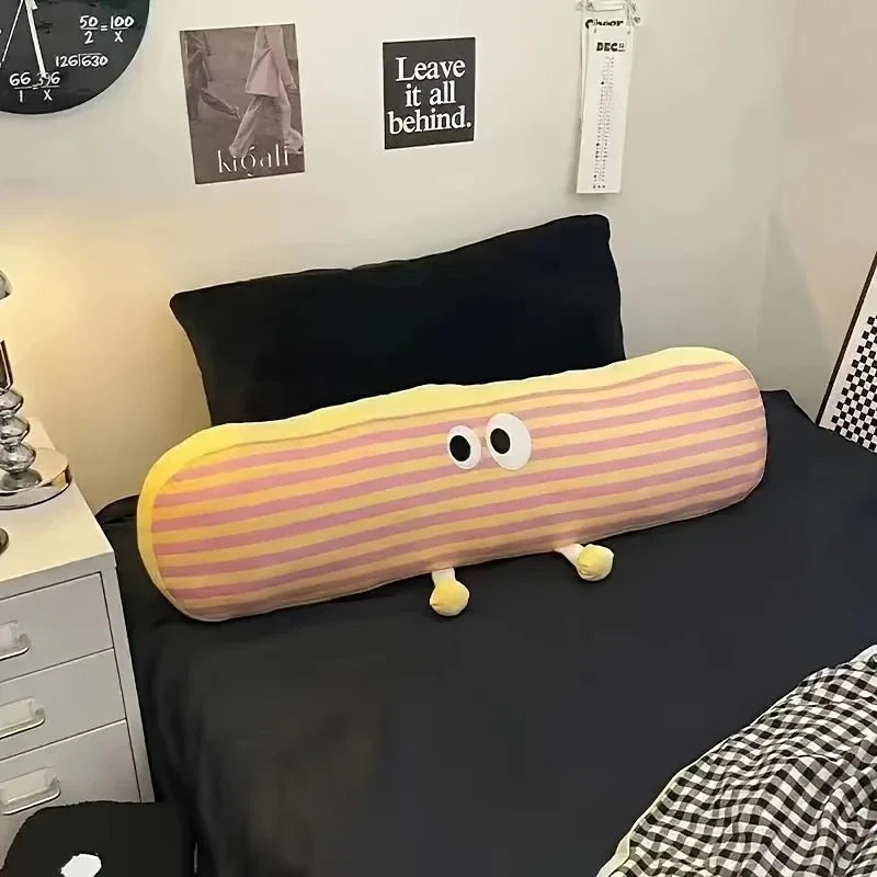 Large Full-Body Pillow – Breathable Side-Sleeper Support Long Bed Pillow for Back & Stomach Pain Relief