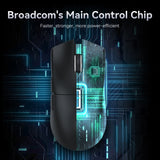 Attack Shark X11 Wireless Gaming Mouse – Lightweight RGB Backlit Mouse with PAW3311 Optical Sensor & Up to 22,000 DPI