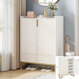 6-Tier Shoe Storage Cabinet – Wooden Shoe Rack with Adjustable Shelves for Entryway, Closet & Living Room