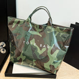 Women’s fashion tote bag – trendy large-capacity messenger handbag, slouchy commuting shoulder bag for outdoor travel & daily use