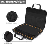 Hard Shell Waterproof Laptop Shoulder Bag (13–17 Inch) – Shockproof Case for MacBook Air/Pro M1–M4, HP, Dell, Lenovo, ASUS