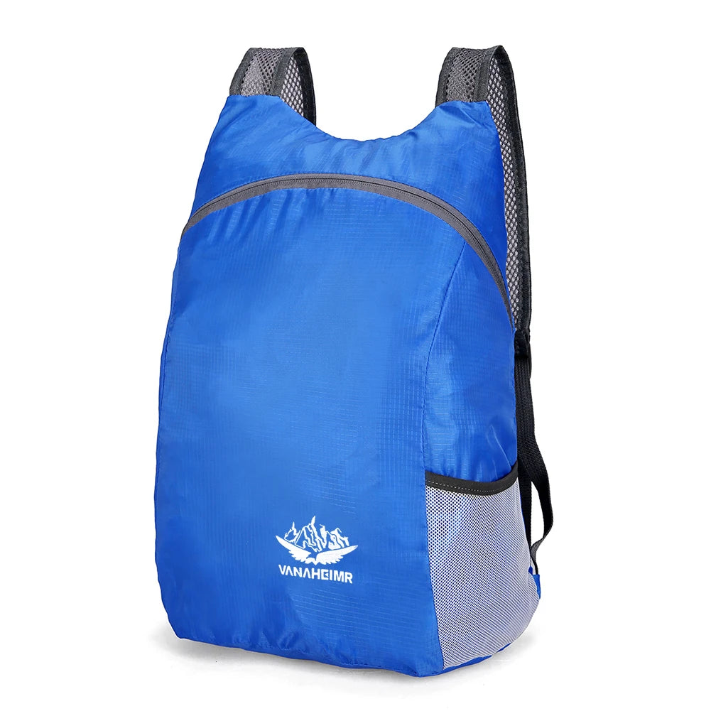 Foldable Waterproof Outdoor Backpack – Lightweight Nylon Hiking & Travel Daypack | Compact Camping Rucksack