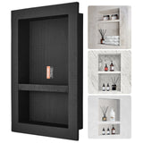 Tile-Ready Recessed Shower Niche Insert – Wall Shelf Organizer for Soap & Shampoo