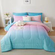 Gradient Comforter Set – 7-Piece Bed-in-a-Bag with Sheets & Shams (Queen/King)