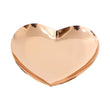 Stainless Steel Heart-Shape Decorative Tray – Gold & Silver Jewelry Dish & Cosmetic Organizer Plates