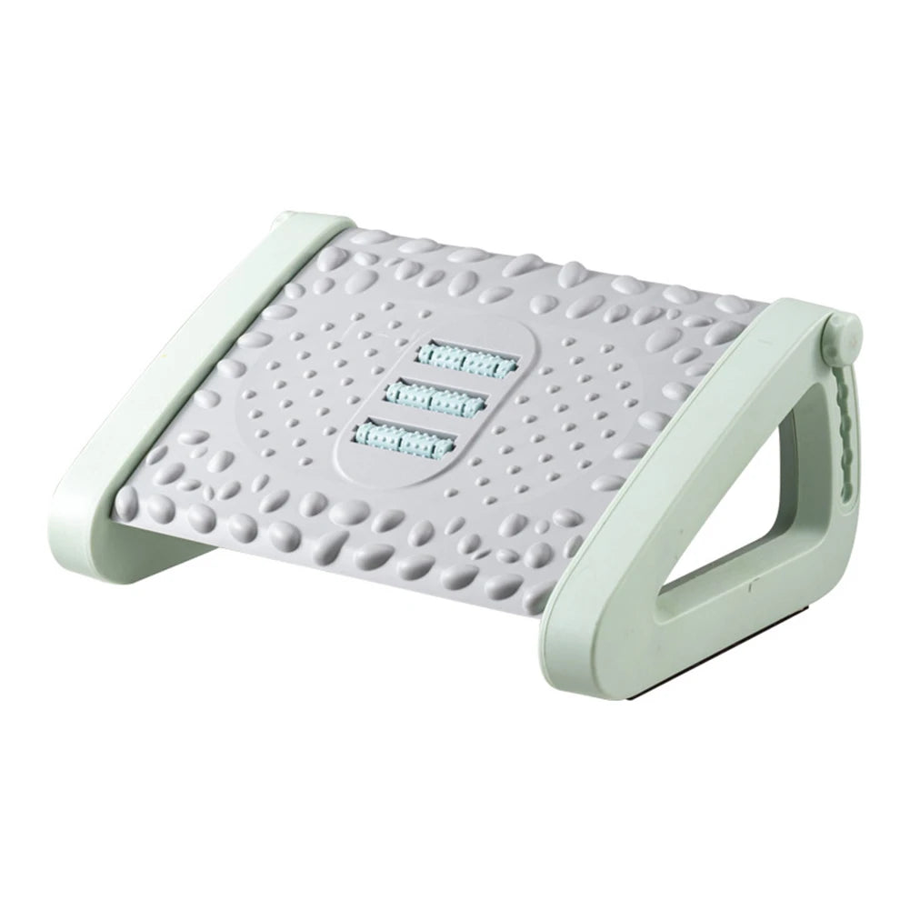 🦶 Adjustable Under Desk Footstool – Ergonomic Footrest with Massage Pad & Sturdy Platform for Home, Office & Gaming