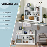 📚 8-Cube Freestanding Bookcase – 3-Tier Open Bookshelf & Modern Storage Display Cabinet for Living Room & Bedroom