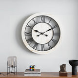 Bohemian Iron & Wood Creative Wall Clock – Natural Wind-Inspired Fusion of Rustic Charm and Modern Art Design
