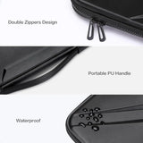 15–16″ Laptop Hard Case – Waterproof Shockproof EVA Protective Bag for HP, Dell & MacBook with Artistic Geometric Design
