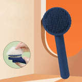 Cat Grooming Brush & Hair Remover Comb – Pet Grooming Tool for Cats, Kittens & Puppies, Removes Loose Fur & Tangles
